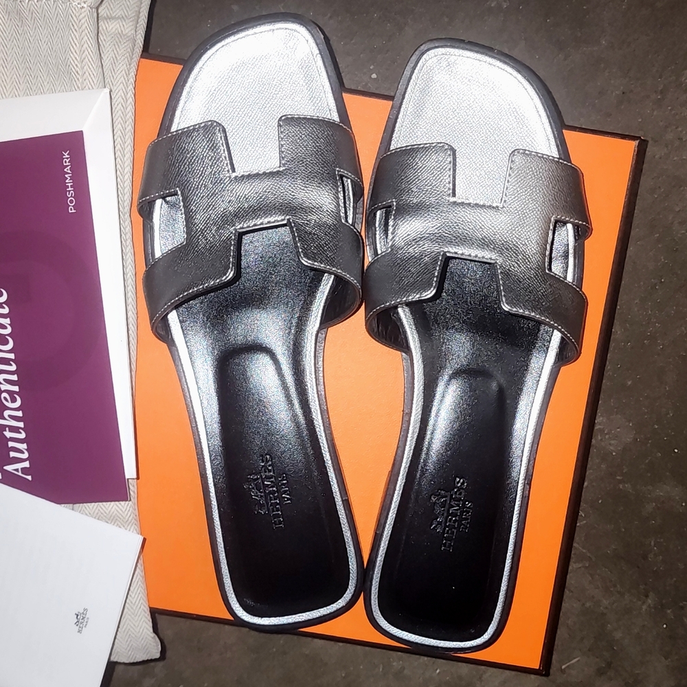 Authentic Hermés oran sandal EUR 37.5 - Picture 3 of 8